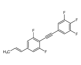 (E)-5-((2,6-difluoro-4-(prop-1-en-1-yl)phenyl)ethynyl)-1,2,3-trifluorobenzene CAS:797048-38-5 manufacturer & supplier