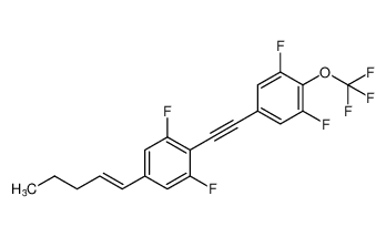 (E)-5-((2,6-difluoro-4-(pent-1-en-1-yl)phenyl)ethynyl)-1,3-difluoro-2-(trifluoromethoxy)benzene CAS:797048-55-6 manufacturer & supplier