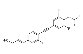 (E)-5-((4-(but-1-en-1-yl)-2-fluorophenyl)ethynyl)-2-(difluoromethoxy)-1,3-difluorobenzene CAS:797048-87-4 manufacturer & supplier