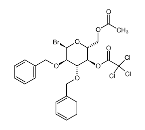 6-O-Acetyl-2,3-di-O-benzyl-4-O-trichloracetyl-α-D-glucopyranosylbromid CAS:79705-94-5 manufacturer & supplier