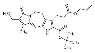 t-butyl (Z)-3-(3-allyloxy-3-oxopropyl)-8-ethyl-9-methyl-7-oxo-1,4,5,7-tetrahydrodipyrrolo[1,2-a:2',3'-d]azepine-2-carboxylate CAS:797050-93-2 manufacturer & supplier