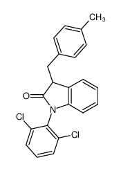 1-(2,6-Dichlorophenyl)-3-(4-methylbenzyl)-1,3-dihydro-2H-indol-2-one CAS:797051-76-4 manufacturer & supplier