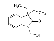 2H-Indol-2-one, 3,3-diethyl-1,3-dihydro-1-(hydroxymethyl)- CAS:797051-83-3 manufacturer & supplier