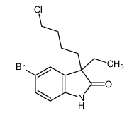 2H-Indol-2-one, 5-bromo-3-(4-chlorobutyl)-3-ethyl-1,3-dihydro- CAS:797052-16-5 manufacturer & supplier