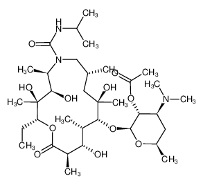 2'-O-acetyl-3-O-decladinosyl-9-deoxo-9a-(isopropylcarbamoyl)-9a-aza-9a-homoerythromycin A CAS:797056-73-6 manufacturer & supplier