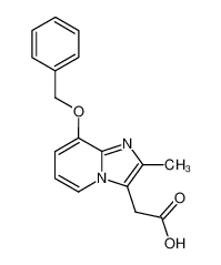 3-(carboxymethyl)-2-methyl-8-(phenylmethoxy)imidazo(1,2-a)pyridine CAS:79707-32-7 manufacturer & supplier