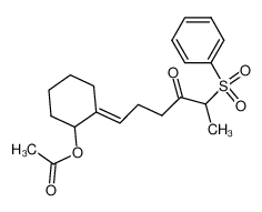 (E)-2-acetoxy((4-(benzenesulfonyl)-3-oxopentyl)methylidene)cyclohexane CAS:79707-80-5 manufacturer & supplier