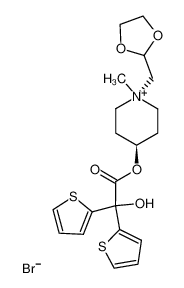 trans 1-(1,3-dioxolan-2-ylmethyl)-4-(α,α-di(thien-2-yl)glycoloyloxy)-1-methylpiperidinium bromide CAS:79708-85-3 manufacturer & supplier