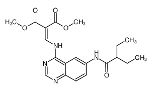 dimethyl [[6-(2-ethylbutyramido)-4-quinazolinylamino]methylene]propanedioate CAS:79710-34-2 manufacturer & supplier