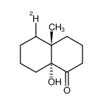 (4aβ,5,8aα)-8a-hydroxy-4a-methyl(5-D)decahydronaphthalen-1-one CAS:79712-75-7 manufacturer & supplier