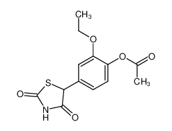 5-(4-acetoxy-3-ethoxyphenyl)thiazolidine-2,4-dione CAS:79714-37-7 manufacturer & supplier