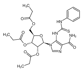 5-(N'-phenylthioureido)-1-(2,3,5-tri-O-propionyl-β-D-ribofuranosyl)imidazole-4-carboxamide CAS:79715-22-3 manufacturer & supplier