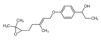 1-{4-[(E)-5-(3,3-Dimethyl-oxiranyl)-3-methyl-pent-2-enyloxy]-phenyl}-propan-1-ol CAS:79727-69-8 manufacturer & supplier