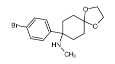 [8-(4-Bromo-phenyl)-1,4-dioxa-spiro[4.5]dec-8-yl]-methyl-amine CAS:79741-34-7 manufacturer & supplier