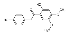 1-(2-hydroxy-4,5-dimethoxyphenyl)-2-(4'-hydroxyphenyl)ethanone CAS:79744-60-8 manufacturer & supplier