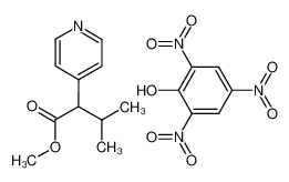 Picric acid; compound with 3-methyl-2-pyridin-4-yl-butyric acid methyl ester CAS:79757-35-0 manufacturer & supplier