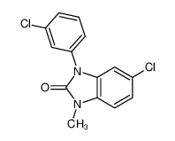 5-chloro-3-(3-chlorophenyl)-1-methylbenzimidazol-2-one CAS:79759-81-2 manufacturer & supplier