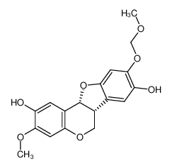 (6aR,11aR)-6a,11a-dihydro-2,8-dihydroxy-3-methoxy-9-methoxymethoxy-6H-benzofuro(3,2-c)(1)benzopyran CAS:79762-08-6 manufacturer & supplier