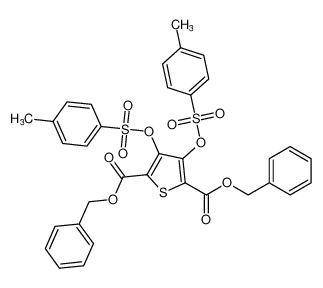 dibenzyl 3,4-bis(tosyloxy)thiophene-2,5-dicarboxylate CAS:79763-51-2 manufacturer & supplier