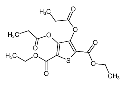 2,5-Thiophenedicarboxylic acid, 3,4-bis(1-oxopropoxy)-, diethyl ester CAS:79764-98-0 manufacturer & supplier