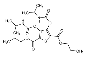 dipropyl 3,4-bis((isopropylcarbamoyl)oxy)thiophene-2,5-dicarboxylate CAS:79765-55-2 manufacturer & supplier