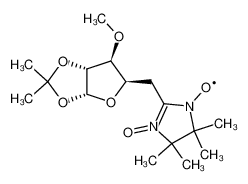 2-(5-desoxy-1,2-O-isopropylidene-3-O-methyl-α-D-xylo-pentofuranos-5-yl)-4,4,5,5-tetramethyl-2-imidazoline 3-oxyde 1-oxyle CAS:79774-10-0 manufacturer & supplier