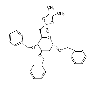 benzyl 3,4-di-O-benzyl-2,6-dideoxy-6-diethoxyphosphinoyl-α-D-arabino-hexopyranoside CAS:79774-69-9 manufacturer & supplier