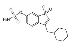 Sulfamic acid, 3-(cyclohexylmethyl)-1,1-dioxidobenzo[b]thien-6-yl ester CAS:797749-75-8 manufacturer & supplier