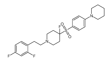 1-(2,4-difluorophenethyl)-4-fluoro-4-((4-(piperidin-1-yl)phenyl)sulfonyl)piperidine CAS:797750-13-1 manufacturer & supplier