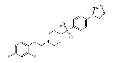 4-((4-(1H-1,2,3-triazol-1-yl)phenyl)sulfonyl)-1-(2,4-difluorophenethyl)-4-fluoropiperidine CAS:797750-17-5 manufacturer & supplier