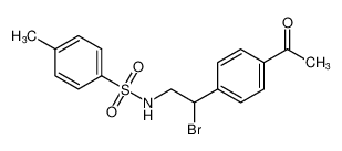 Benzenesulfonamide, N-[2-(4-acetylphenyl)-2-bromoethyl]-4-methyl- CAS:797750-73-3 manufacturer & supplier