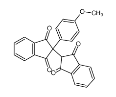 2-(4-methoxyphenyl)-2,2'-biindan-1,1',3,3'-tetrone CAS:797751-92-9 manufacturer & supplier