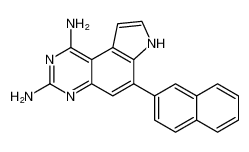 7H-Pyrrolo[3,2-f]quinazoline-1,3-diamine, 6-(2-naphthalenyl)- CAS:797754-90-6 manufacturer & supplier