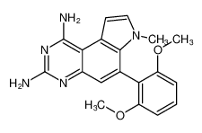 6-(2,6-dimethoxyphenyl)-7-methyl-7H-pyrrolo[3,2-f]quinazoline-1,3-diamine CAS:797756-32-2 manufacturer & supplier