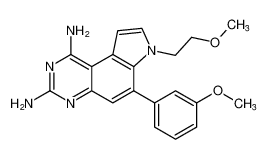 7-(2-methoxyethyl)-6-(3-methoxyphenyl)-7H-pyrrolo[3,2-f]quinazoline-1,3-diamine CAS:797756-59-3 manufacturer & supplier