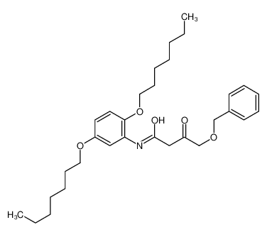 N-(2,5-diheptoxyphenyl)-3-oxo-4-phenylmethoxybutanamide CAS:797757-67-6 manufacturer & supplier