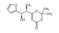 6-((1R,2R)-1-(furan-2-yl)-1-hydroxypropan-2-yl)-2,2-dimethyl-4H-1,3-dioxin-4-one CAS:797760-94-2 manufacturer & supplier