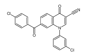 7-(4-chlorobenzoyl)-1-(3-chlorophenyl)-4-oxo-1,4-dihydroquinoline-3-carbonitrile CAS:797783-31-4 manufacturer & supplier