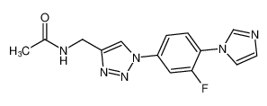 N-((1-(3-fluoro-4-(1H-imidazol-1-yl)phenyl)-1H-1,2,3-triazol-4-yl)methyl)acetamide CAS:797784-10-2 manufacturer & supplier