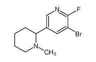 Pyridine, 3-bromo-2-fluoro-5-(1-methyl-2-piperidinyl)- CAS:797785-69-4 manufacturer & supplier