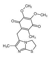 2,3-Dimethoxy-5-methyl-6-(6-methyl-2,3-dihydro-imidazo[2,1-b]thiazol-5-ylmethyl)-[1,4]benzoquinone CAS:797789-98-1 manufacturer & supplier