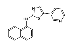 1,3,4-Thiadiazol-2-amine, N-1-naphthalenyl-5-(3-pyridinyl)- CAS:797791-07-2 manufacturer & supplier