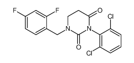 3-(2,6-dichlorophenyl)-1-(2,4-difluorobenzyl)dihydropyrimidine-2,4(1H,3H)-dione CAS:797791-90-3 manufacturer & supplier