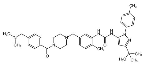 1-(3-(tert-butyl)-1-(p-tolyl)-1H-pyrazol-5-yl)-3-(5-((4-(4-((dimethylamino)methyl)benzoyl)piperazin-1-yl)methyl)-2-methylphenyl)urea CAS:797792-82-6 manufacturer & supplier