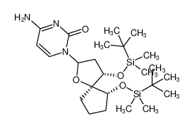 4-amino-1-((4S,5R,6R)-4,6-bis((tert-butyldimethylsilyl)oxy)-1-oxaspiro[4.4]nonan-2-yl)pyrimidin-2(1H)-one CAS:797801-40-2 manufacturer & supplier