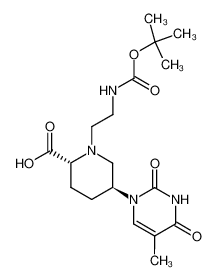 1-(N-Boc-aminoethyl)-5-(S)-(thymin-1-yl)-2-(R)-pipecolic acid CAS:797801-71-9 manufacturer & supplier