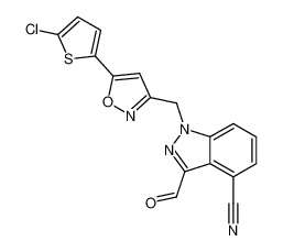 1-[5-(5-chloro-thiophen-2-yl)-isoxazol-3-ylmethyl]-3-formyl-1H-indazole-4-carbonitrile CAS:797804-57-0 manufacturer & supplier