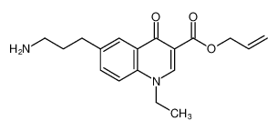 allyl 6-(3-aminopropyl)-1-ethyl-4-oxo-1,4-dihydroquinoline-3-carboxylate CAS:797815-69-1 manufacturer & supplier