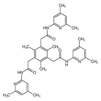 2-[3,5-bis[(4,6-dimethylpyridin-2-ylcarbamoyl)methyl]-2,4,6-trimethylphenyl]-N-(4,6-dimethylpyridin-2-yl)acetamide CAS:797818-03-2 manufacturer & supplier