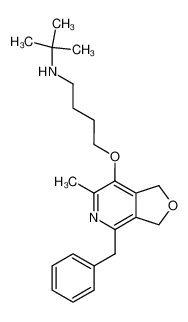 [4-(4-benzyl-6-methyl-1,3-dihydro-furo[3,4-c]pyridin-7-yloxy)-butyl]-tert-butyl-amine CAS:79784-25-1 manufacturer & supplier